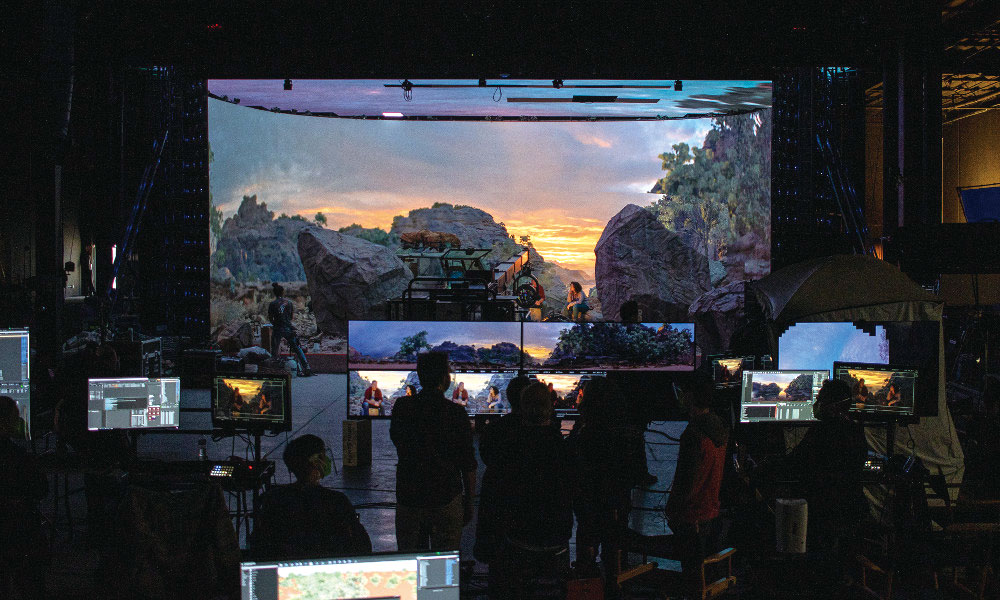 그림 2 Unreal Engine과 Epic Games로 광범위한 버추얼 프로덕션 스튜디오에서 IC-VFX 시스템 적용
