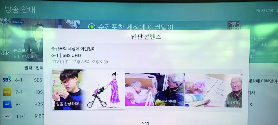 그림 3 지상파 UHDTV A-ESG 서비스