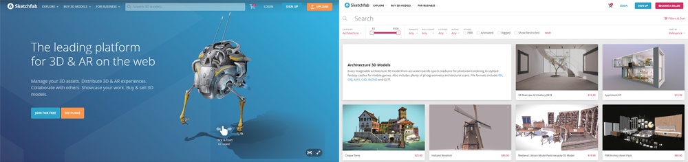 >그림 8 sketchfab