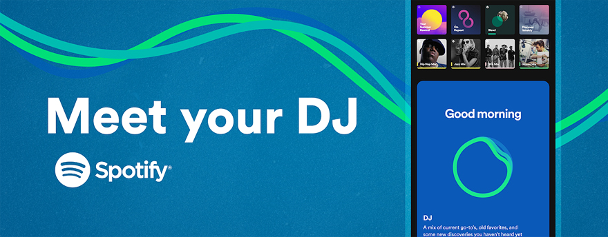 스포티파이 AI DJ 홈페이지 화면