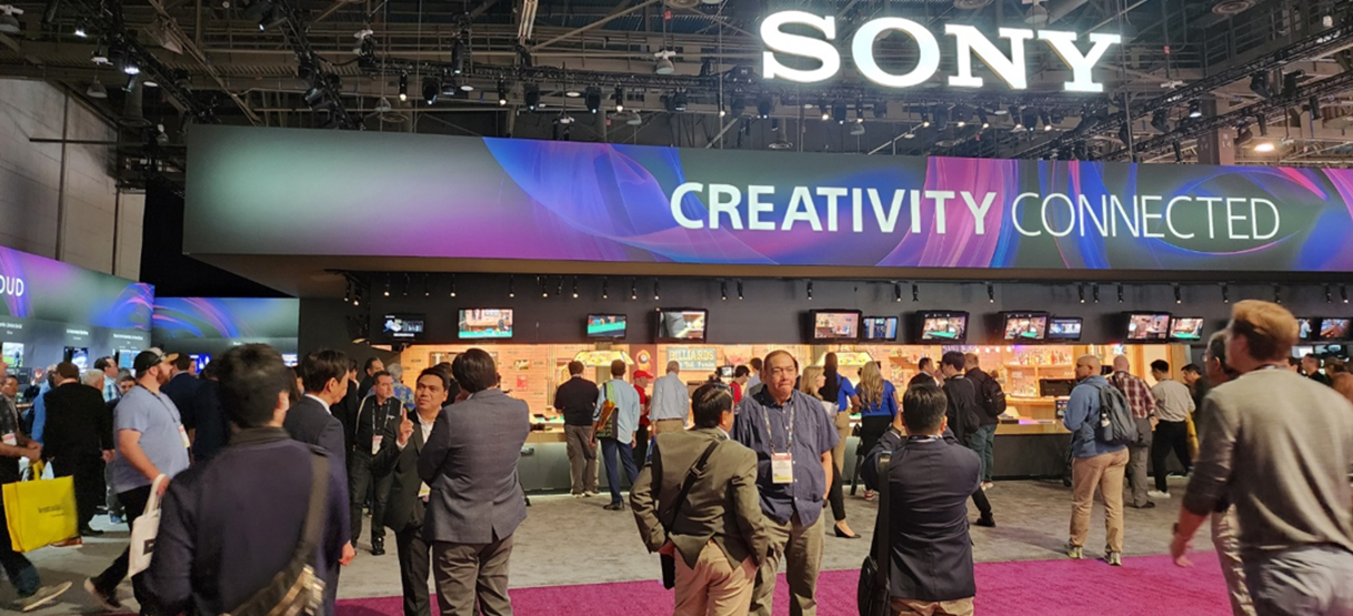 NAB Show SONY 전시장