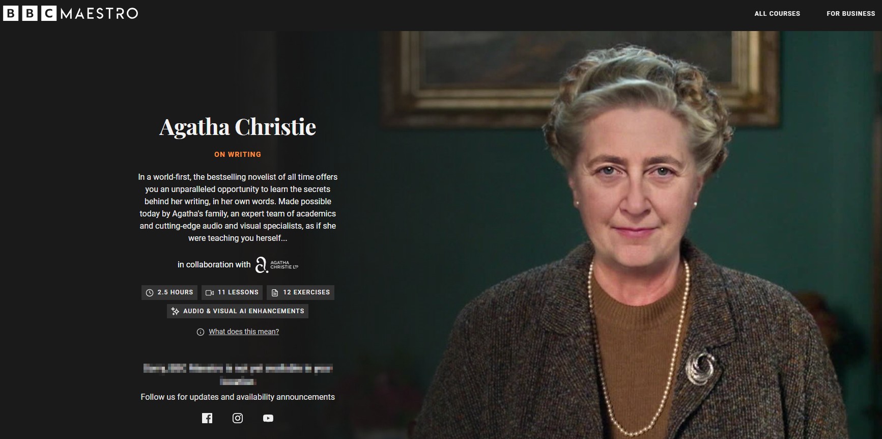 애거사 크리스티 강좌