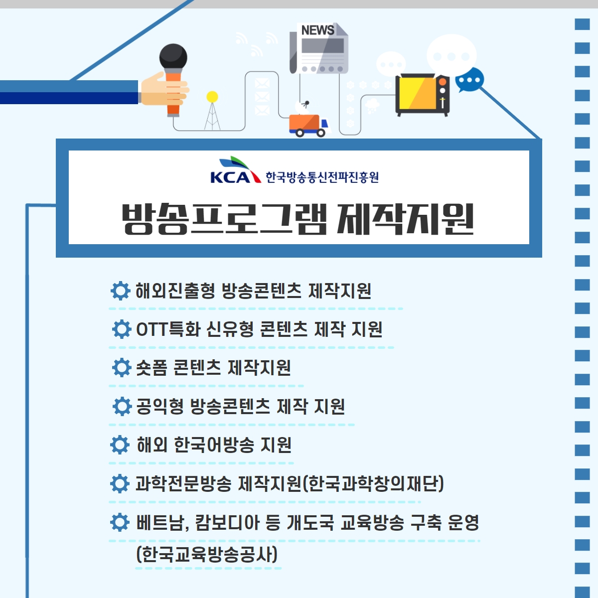 '방송콘텐츠 제작' 관련 ICT기금 사업2