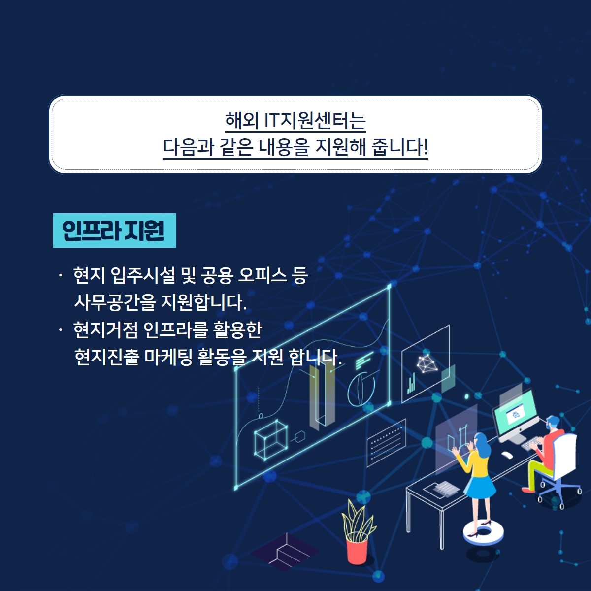 국내 ict 기업의 글로벌 진출 지원을 위한 '해외 IT지원 센터 운영' ICT기금 사업 4