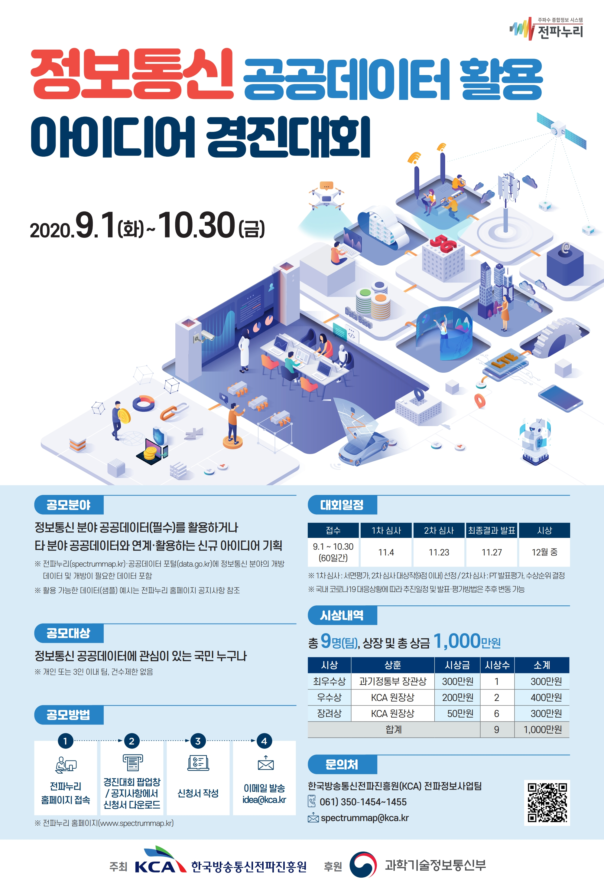 정보통신 공공데이터 활용 아이디어 경진대회 개최