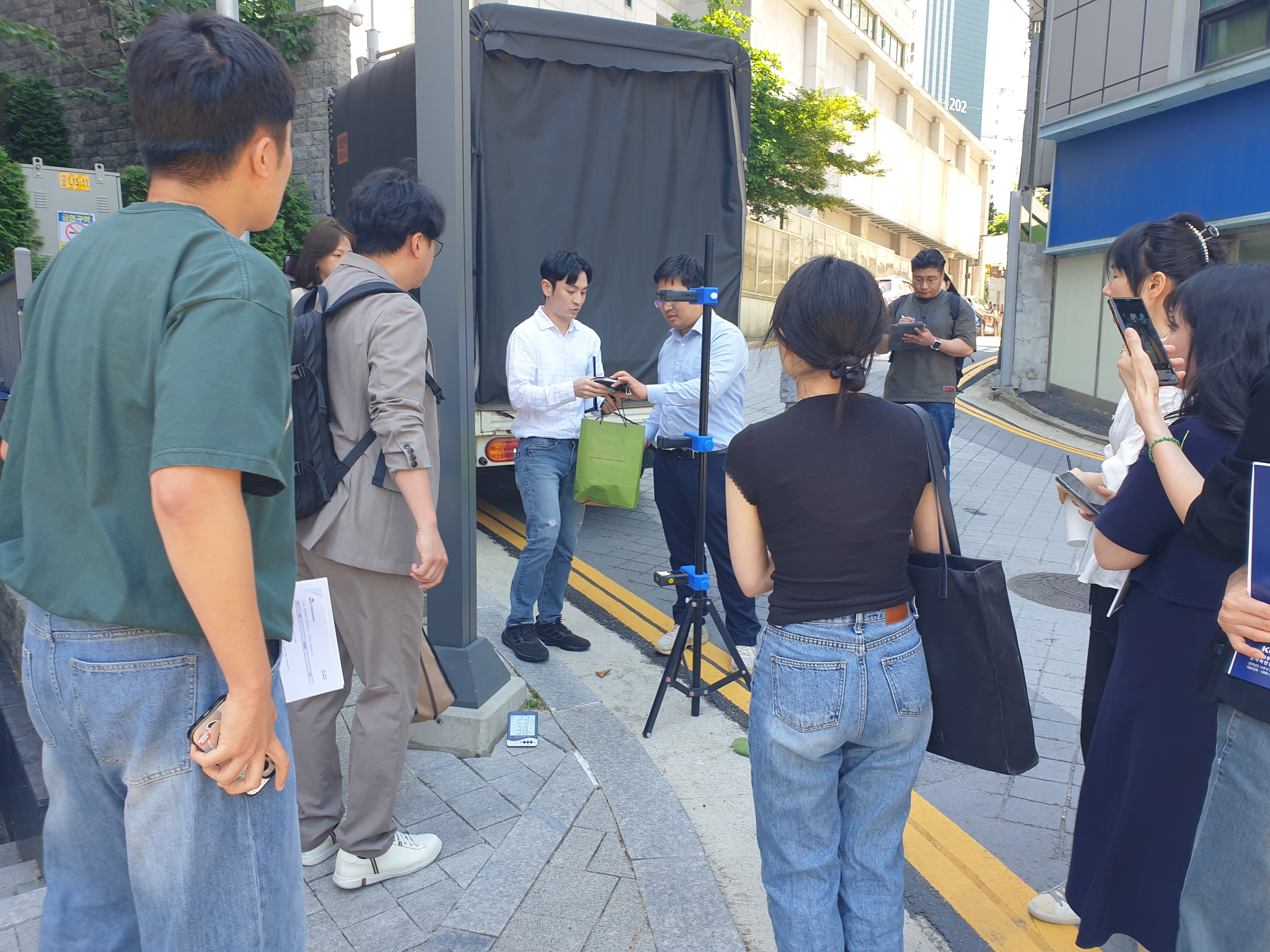 한국방송통신전파진흥원-한국전력공사, 전자파 시민참여단 “변전소, 공공시설”전자파 측정 현장 체험 실시