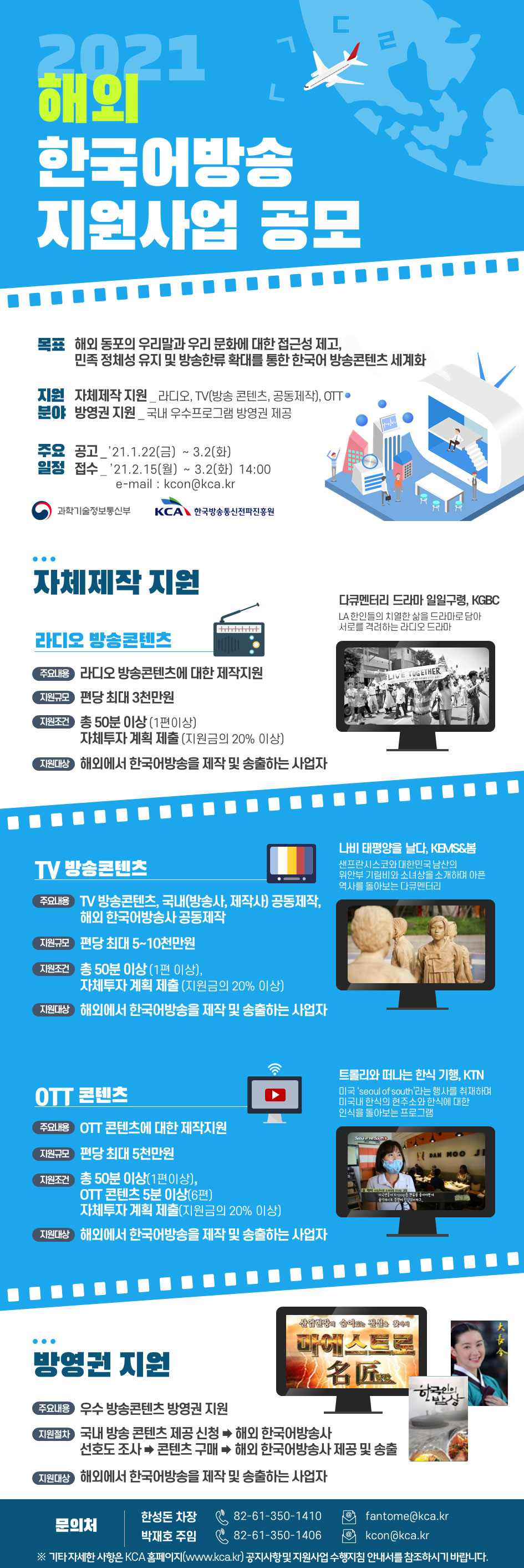 2021년 해외 한국어방송 지원 사업 공고