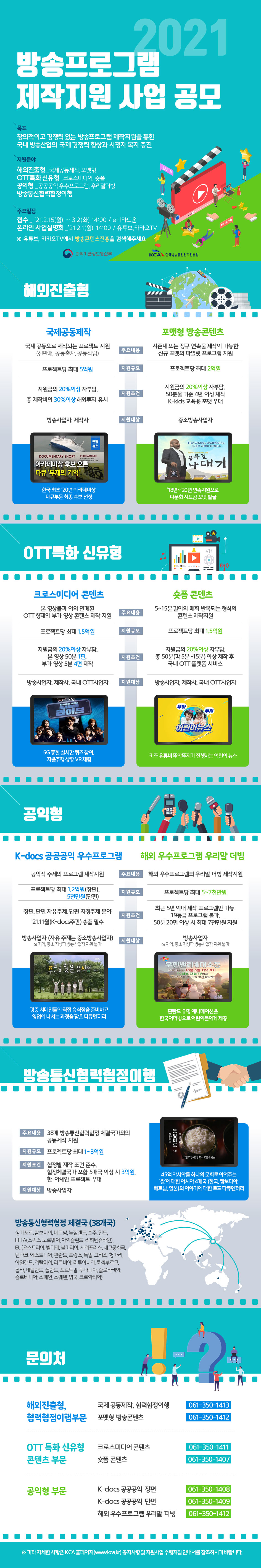 2021년 방송프로그램 제작지원 공고